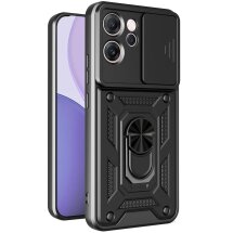 Захисний чохол Deexe Armor Shield для OPPO Reno 14 F/FS - Black: фото 1 з 9