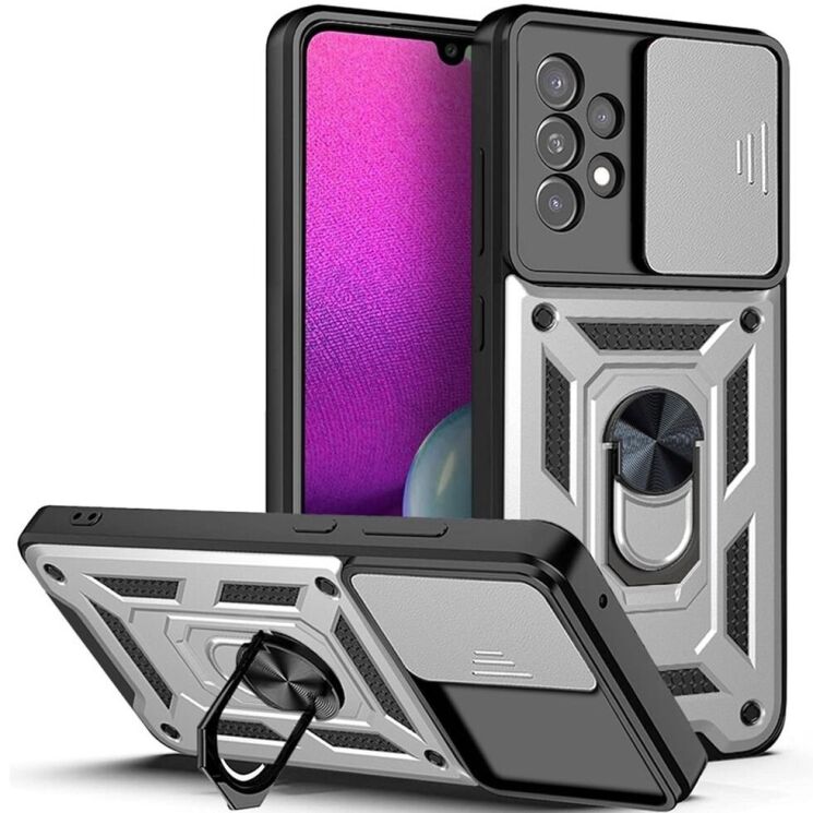 Защитный чехол Deexe Armor Shield для Samsung Galaxy A33 (A336) - Silver: фото 1 из 8