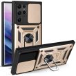 Защитный чехол Deexe Armor Shield для Samsung Galaxy S22 Ultra (S908) - Gold (298433F)