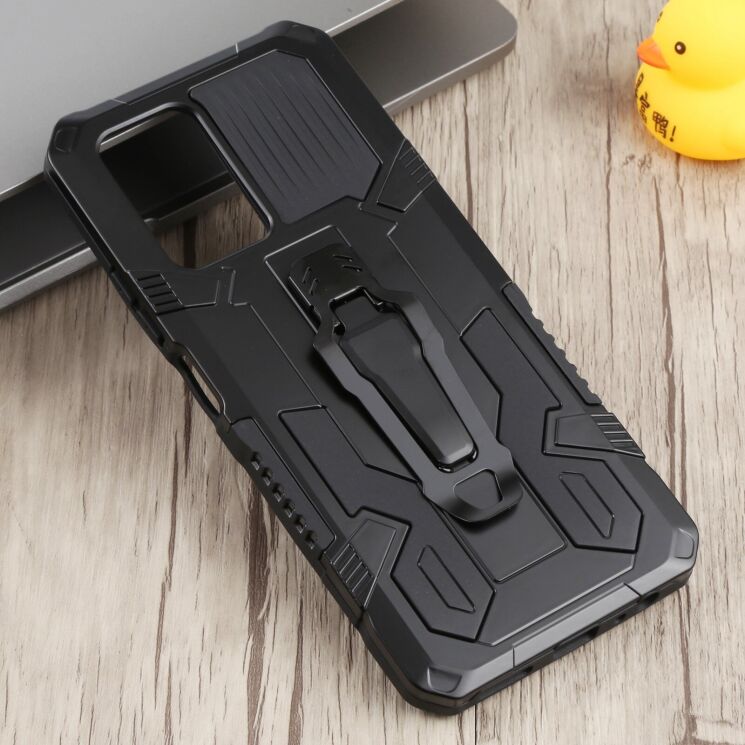 Защитный чехол Deexe Armor Warrior для Infinix Note 10 Pro (X695C) - Black: фото 2 из 5