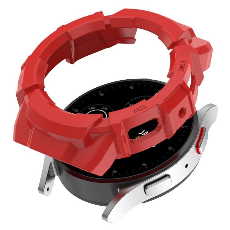 Захисний чохол Deexe Armour Frame для Samsung Galaxy Watch 4 / 5 (40mm) - Red: фото 2 з 6