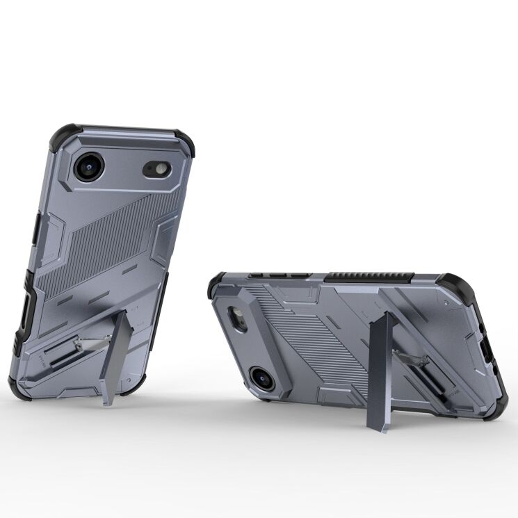 Захисний чохол Deexe Bibercas для Apple iPhone 17 Air - Grey: фото 2 з 6