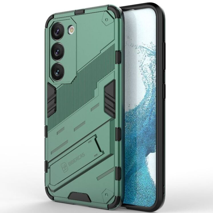 Захисний чохол Deexe Bibercas для Samsung Galaxy S23 - Green: фото 1 з 9