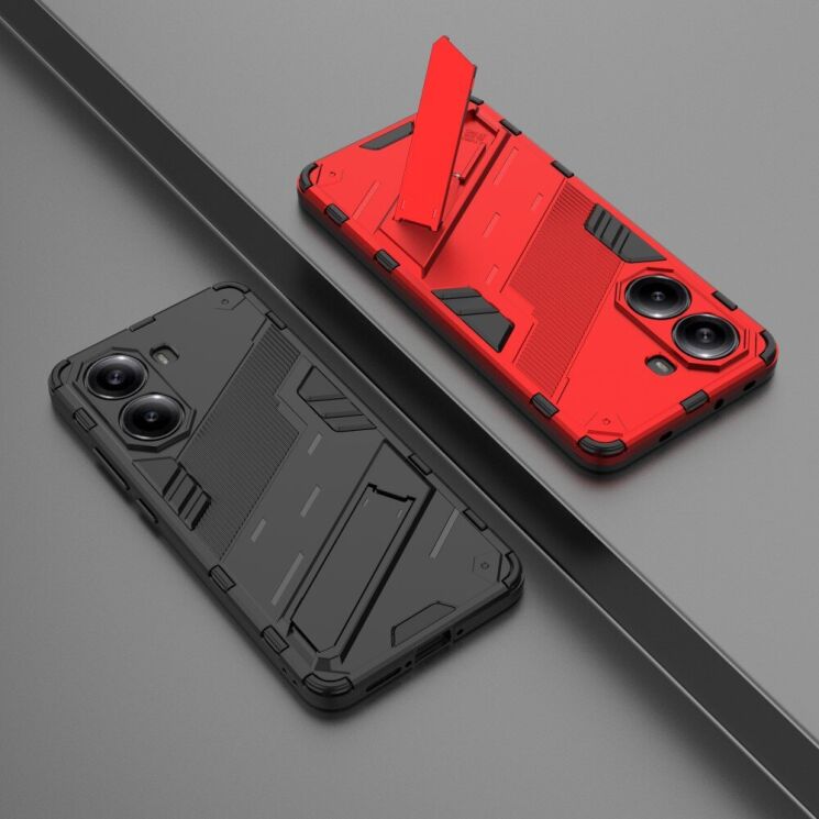 Захисний чохол Deexe Bibercas для Xiaomi Poco X7 Pro - Red: фото 4 з 6