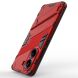 Захисний чохол Deexe Bibercas для Xiaomi Poco X7 Pro - Red (371742R). Фото 3 з 6