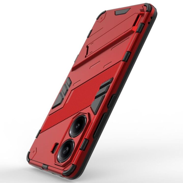 Захисний чохол Deexe Bibercas для Xiaomi Poco X7 Pro - Red: фото 3 з 6
