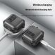 Защитный чехол Deexe Carbon Armor для Apple AirPods 4 - Titanium Grey (364405H). Фото 4 из 9