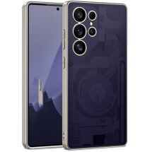 Защитный чехол Deexe Circuit Pattern для Samsung Galaxy S23 Ultra (S918) - Purple: фото 1 из 8