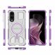 Захисний чохол Deexe Clear Bibercas для Samsung Galaxy S25 Edge (S937) - Purple (377571V). Фото 6 з 7