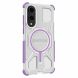 Захисний чохол Deexe Clear Bibercas для Samsung Galaxy S25 Edge (S937) - Purple (377571V). Фото 3 з 7
