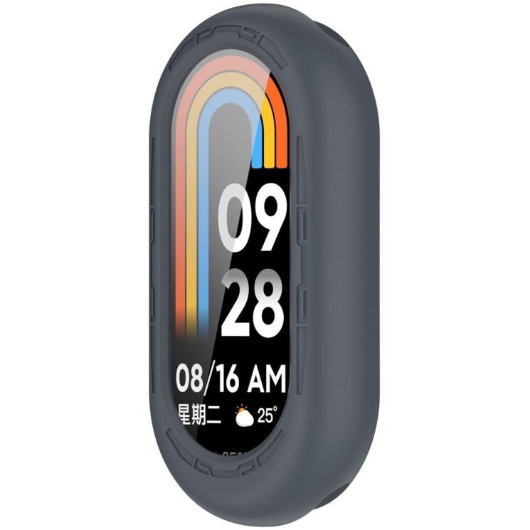 Защитный чехол Deexe Color Frame для Xiaomi Mi Smart Band 9 - Grey: фото 6 из 8