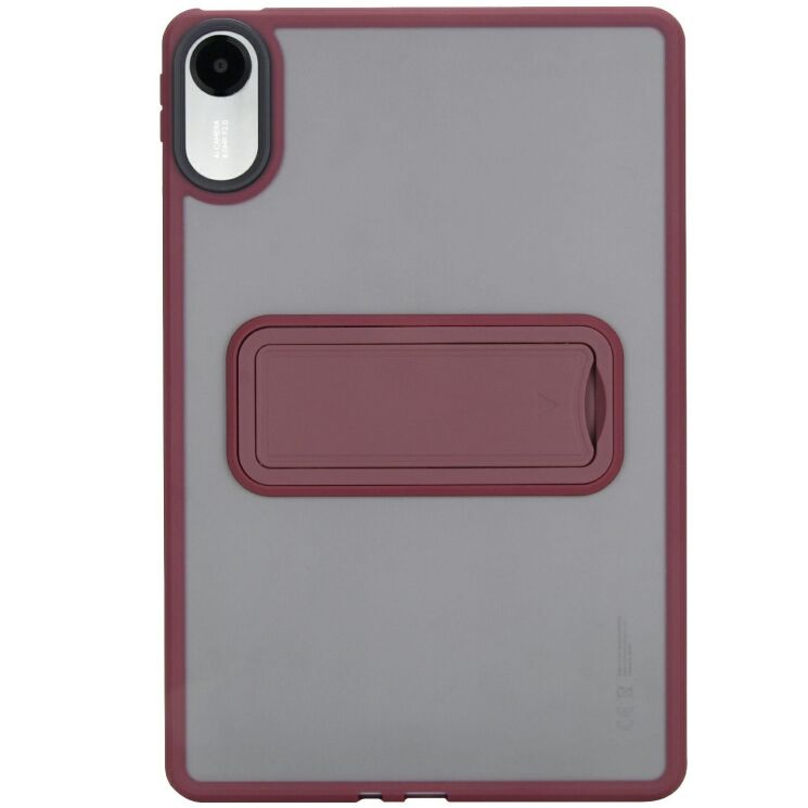 Защитный чехол Deexe Crystal Kickstand для Xiaomi Redmi Pad 2 - Wine Red: фото 5 из 11