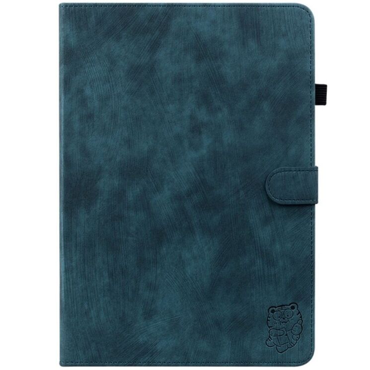 Защитный чехол Deexe Cute Tiger для Samsung Galaxy Tab A9 (X110/115) - Dark Blue: фото 5 из 10