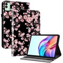 Защитный чехол Deexe Flower для TECNO Megapad 11 - Plum Blossom: фото 1 из 7