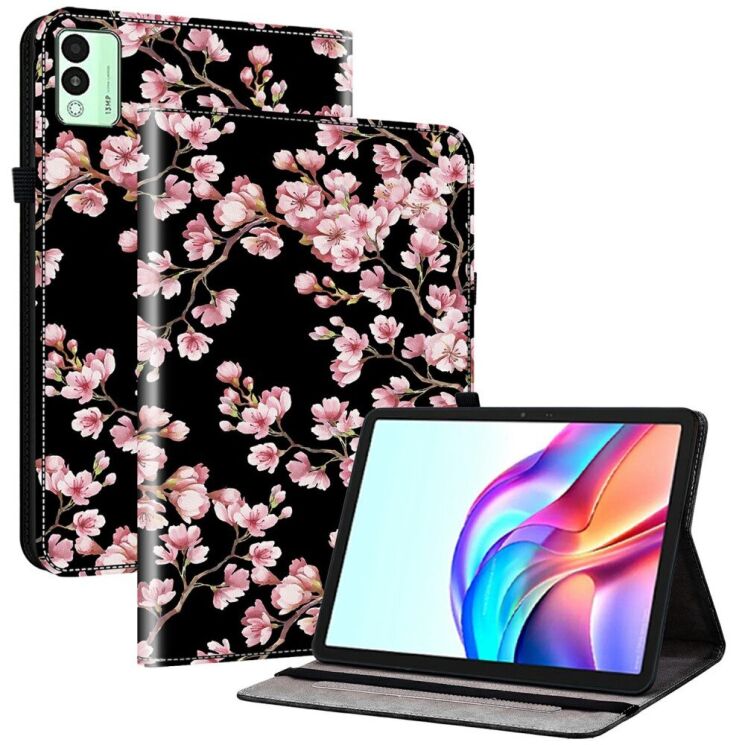 Защитный чехол Deexe Flower для TECNO Megapad 11 - Plum Blossom: фото 1 из 7
