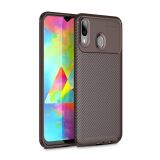 Захисний чохол Deexe Fusion для Samsung Galaxy M20 - Brown (245205Z)
