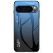 Защитный чехол Deexe Gradient Color для Google Pixel 9 Pro XL - Black / Blue (359836BL)
