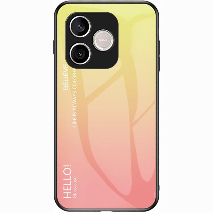 Защитный чехол Deexe Gradient Color для Honor 600 Lite - Yellow: фото 1 из 8