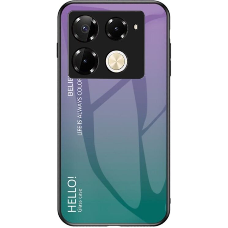Захисний чохол Deexe Gradient Color для Infinix Note 40 Pro - Purple: фото 1 з 7