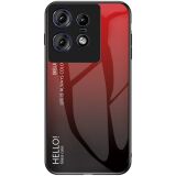 Захисний чохол Deexe Gradient Color для Motorola Edge 50 Pro - Red / Black: фото 1 з 12