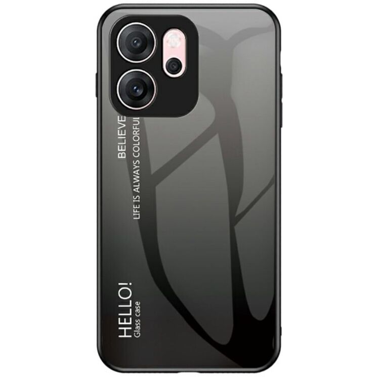 Захисний чохол Deexe Gradient Color для OPPO Reno 14 F/FS - Black / Grey: фото 1 з 6