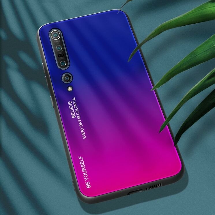 Защитный чехол Deexe Gradient Color для Xiaomi Mi 10 Pro - Blue / Rose: фото 2 из 3
