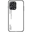 Защитный чехол Deexe Gradient Color для Xiaomi Redmi 12 - White (329032W)