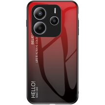 Защитный чехол Deexe Gradient Color для Xiaomi Redmi Note 14 5G - Red / Black: фото 1 из 10