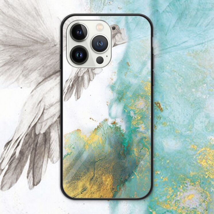 Защитный чехол Deexe Gradient Pattern для Apple iPhone 16 Pro Max - Flying Pigeon: фото 2 из 8