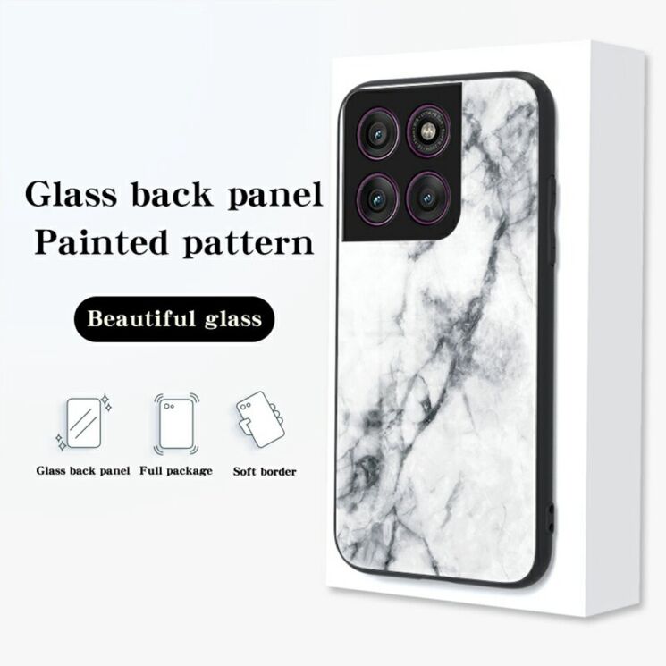 Защитный чехол Deexe Gradient Pattern для Motorola Edge 60 Pro - White: фото 6 из 9
