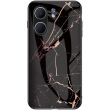 Захисний чохол Deexe Gradient Pattern для OPPO A5x - Gold / Black (385703BF)