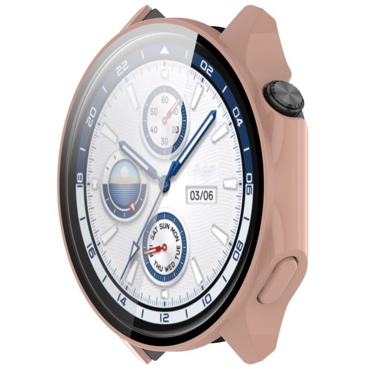 Защитный чехол Deexe Hard Frame для OPPO Watch X / OnePlus Watch 2 - Pink: фото 2 из 7