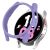Защитный чехол Deexe Hard Frame для Samsung Galaxy Watch 4 / 5 (40mm) - Light Purple: фото 1 из 7
