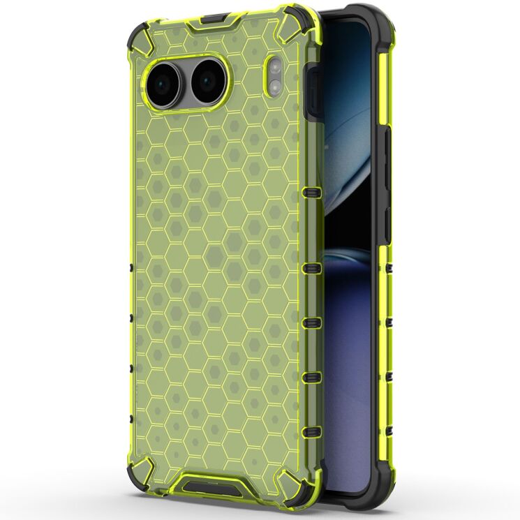Захисний чохол Deexe Honeycomb Series для OnePlus Nord 4 - Green: фото 1 з 5