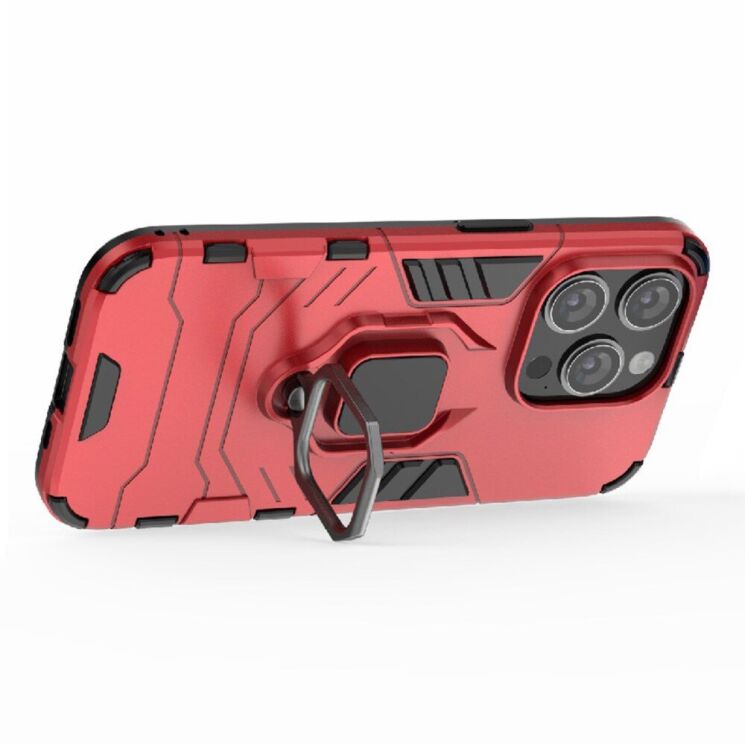 Захисний чохол Deexe Hybrid Case для Apple iPhone 15 Pro - Red: фото 4 з 7