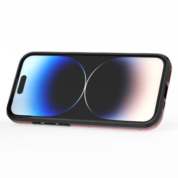 Захисний чохол Deexe Hybrid Case для Apple iPhone 15 Pro - Red: фото 3 з 7