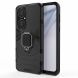 Чехол с подставкой Deexe Hybrid Case для Huawei P50 - Black (232508B). Фото 2 из 9