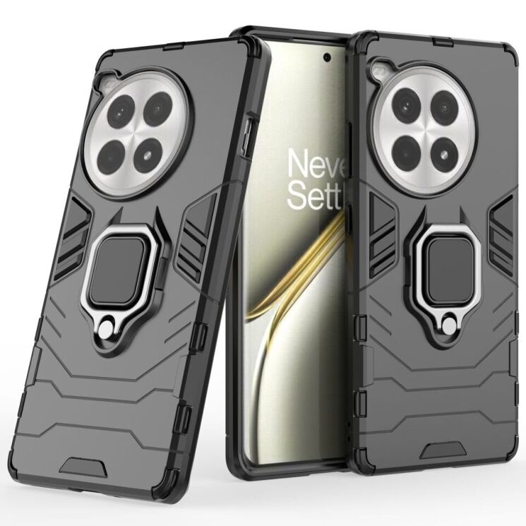 Защитный чехол Deexe Hybrid Case для OnePlus Ace 3 Pro - Black: фото 1 из 6