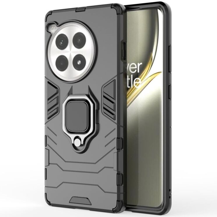 Защитный чехол Deexe Hybrid Case для OnePlus Ace 3 Pro - Black: фото 2 из 6
