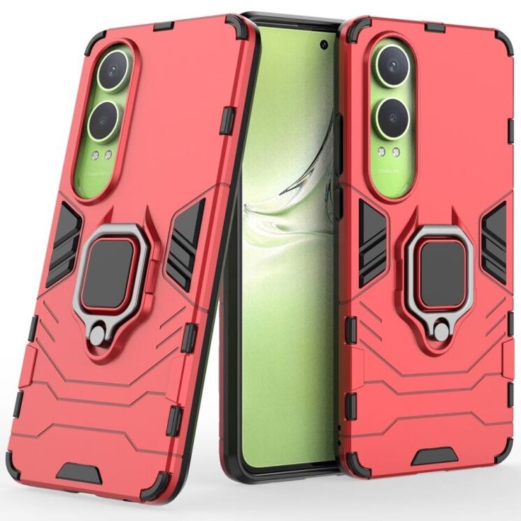 Защитный чехол Deexe Hybrid Case для OnePlus Nord CE 4 Lite - Red: фото 1 из 6