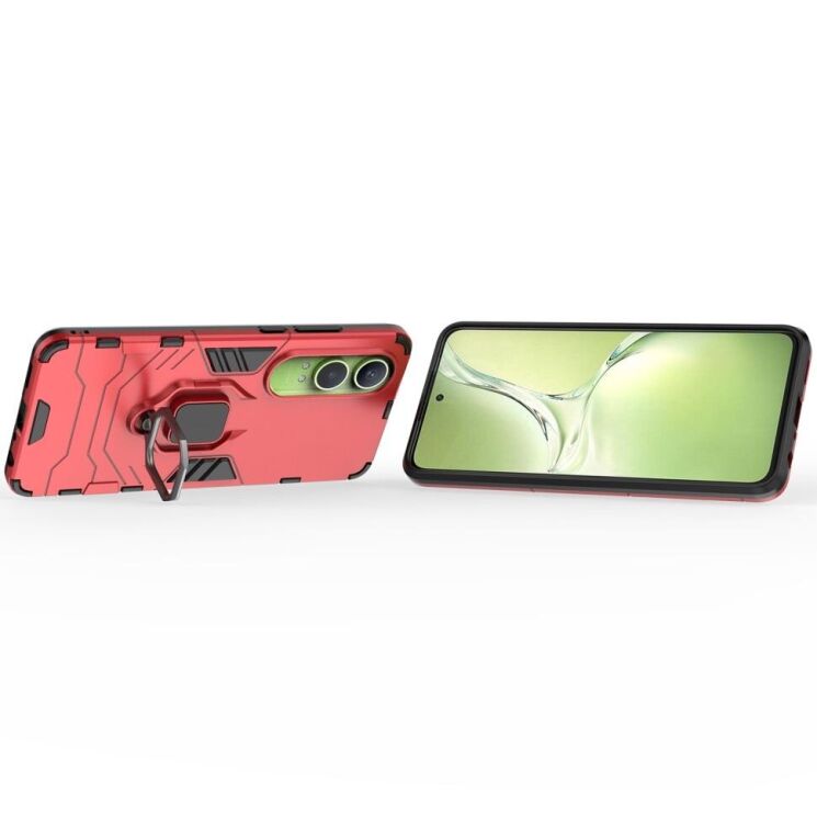 Защитный чехол Deexe Hybrid Case для OnePlus Nord CE 4 Lite - Red: фото 3 из 6
