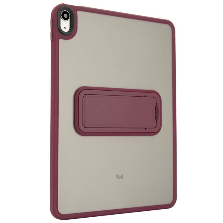 Защитный чехол Deexe Kick Shell для Apple iPad 10.9 (2022) / iPad 11 (2025) - Wine Red: фото 4 из 10