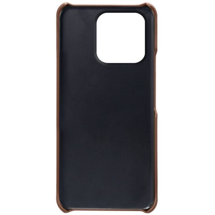 Захисний чохол Deexe Leather Back Cover для Xiaomi Redmi 12C - Brown: фото 4 з 4