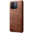 Захисний чохол Deexe Leather Back Cover для Xiaomi Redmi 12C - Brown (320041Z)