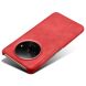 Защитный чехол Deexe Leather Back Cover для Xiaomi Redmi A3 - Red (349252R). Фото 3 из 4