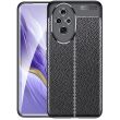 Захисний чохол Deexe Leather Cover для Honor 200 Pro - Black (362106B)