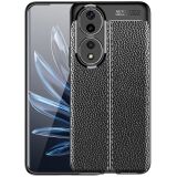 Защитный чехол Deexe Leather Cover для Honor 90 - Black: фото 1 из 8