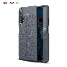 Защитный чехол Deexe Leather Cover для Huawei Honor 20 / Nova 5T - Dark Blue: фото 1 из 10