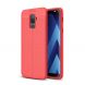 Защитный чехол Deexe Leather Cover для Samsung Galaxy J8 2018 (J810) - Red (148803R). Фото 1 из 10