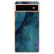 Защитный чехол Deexe Marble Case для Google Pixel 6a - Green (293645G). Фото 2 из 8